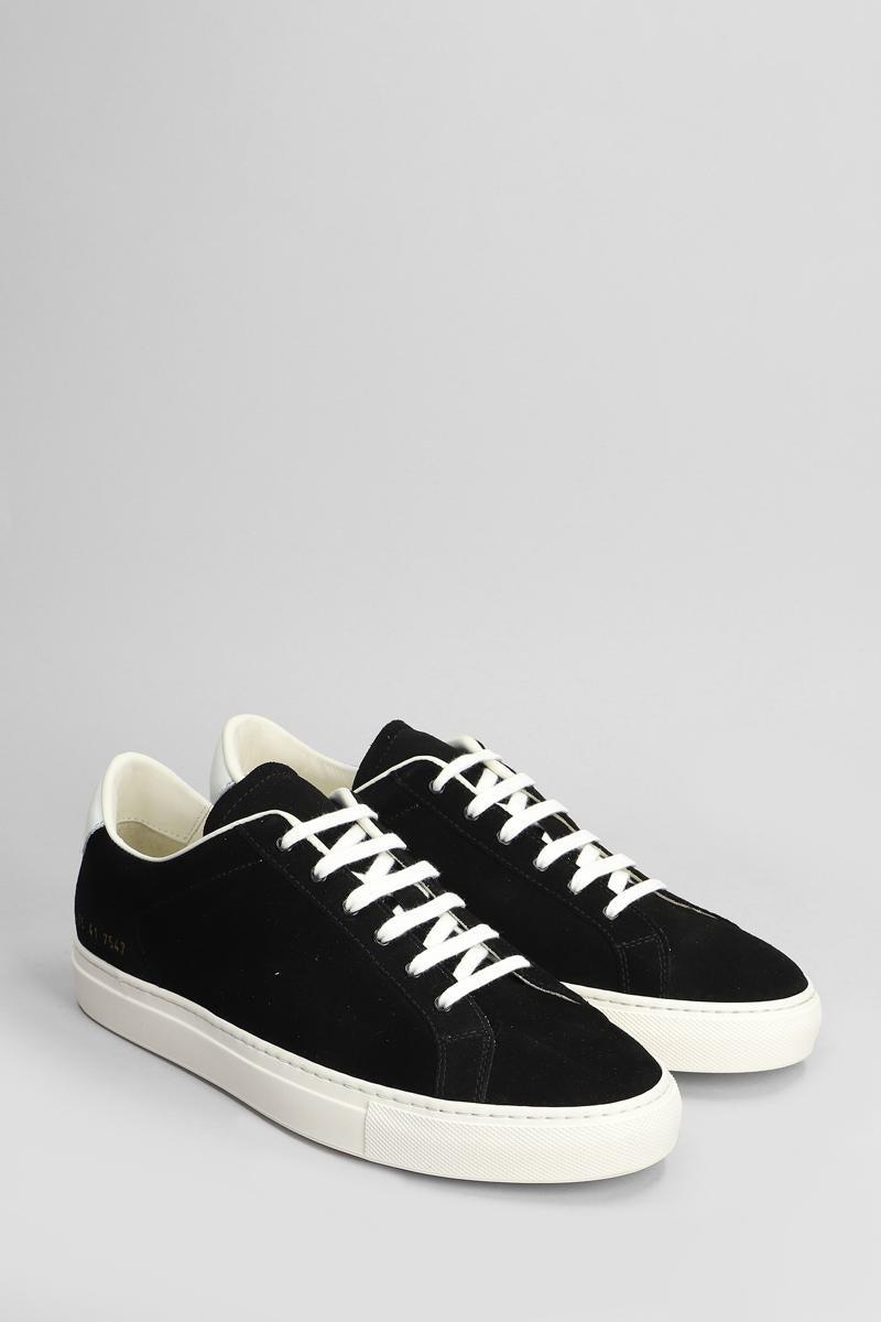 Common Projects Retro Sneakers in Black for Men Lyst UK