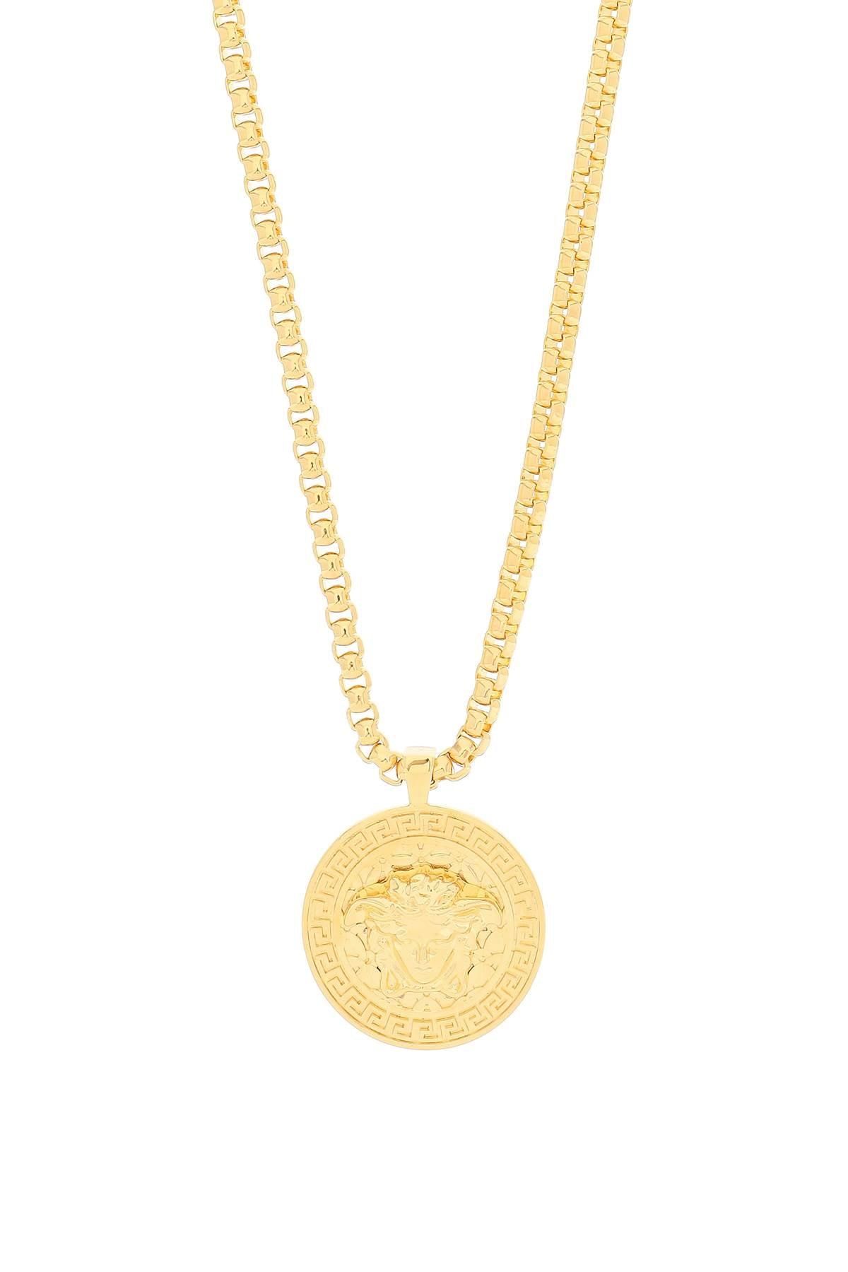 Versace Medusa Medallion Necklace in 