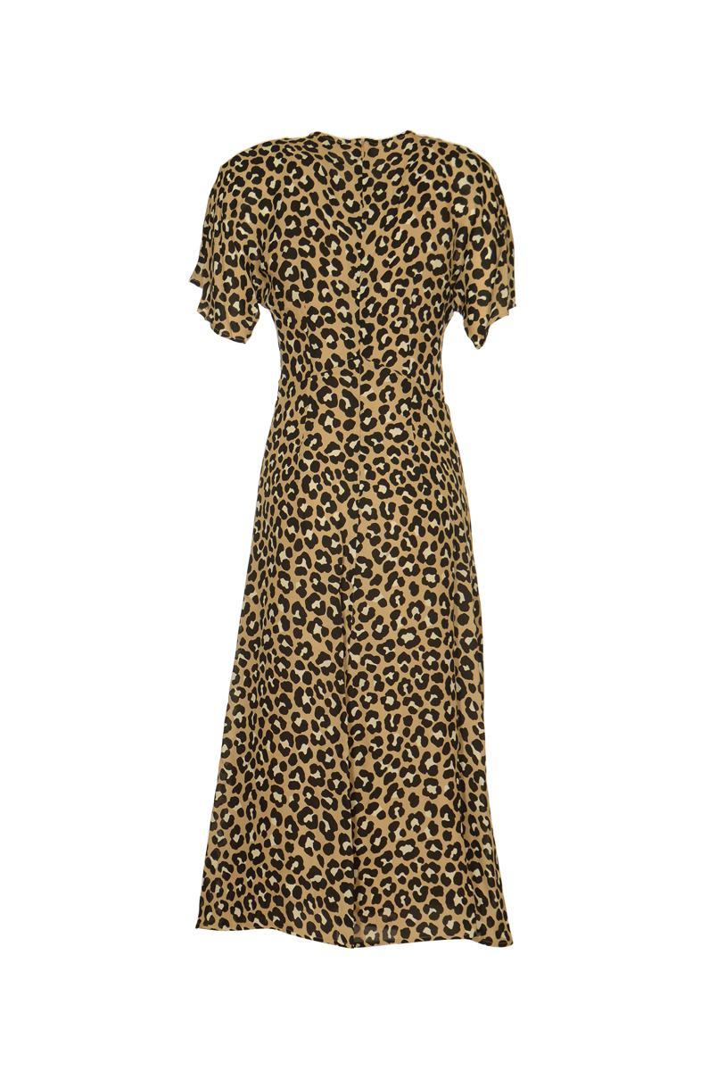 Michael Kors Animal Print Dress in Natural Lyst Canada