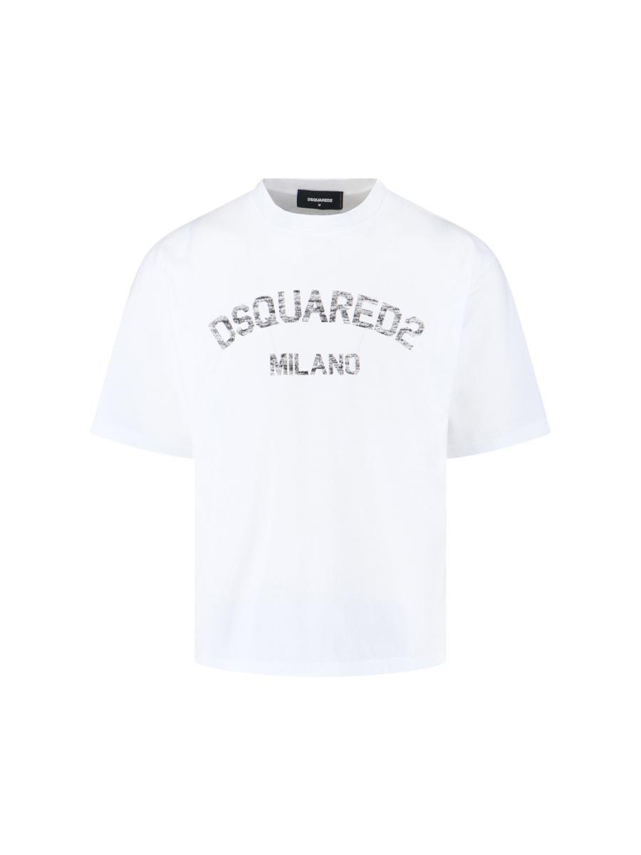 DSQUARED2｜SHORT-SLEEVED ROUND NECK T-SHIRTS (S71GD1424 DSQUARED2｜SHORT-SLEEVED ROUND NECK T-SHIRTS (S71GD1424 (D