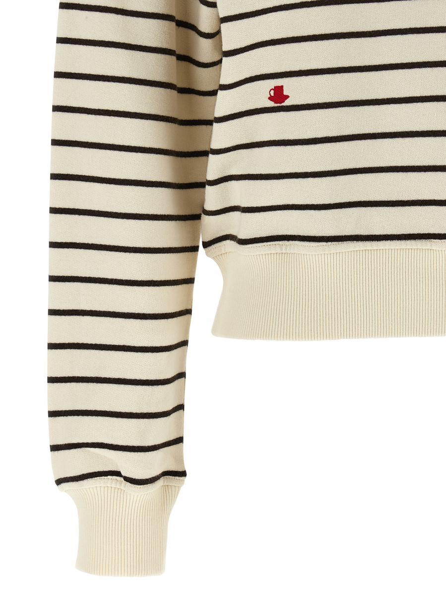 パーカー・フーディ J W ANDERSON MelangA ivory stretch cotton sweatshirt COLOUR BLOCK SWEATSHIRT for Men - JW Anderson sale | Biffi