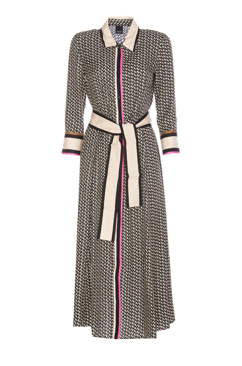 【関税&送料込】Pinko Dresses MultiColour Pinko Dresses in Gray | Lyst