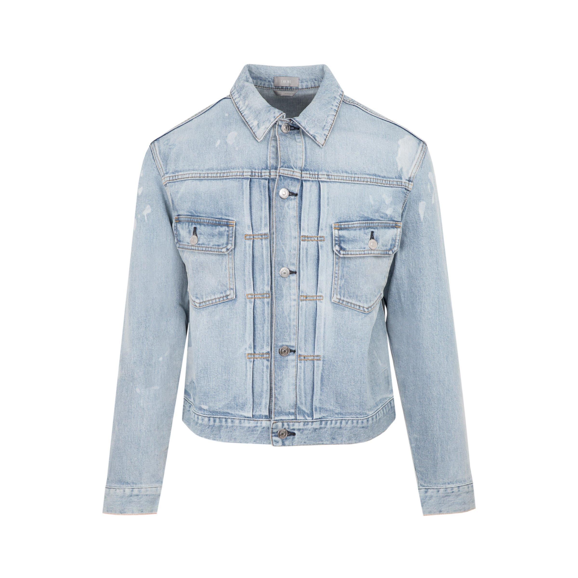 white dior jean jacket