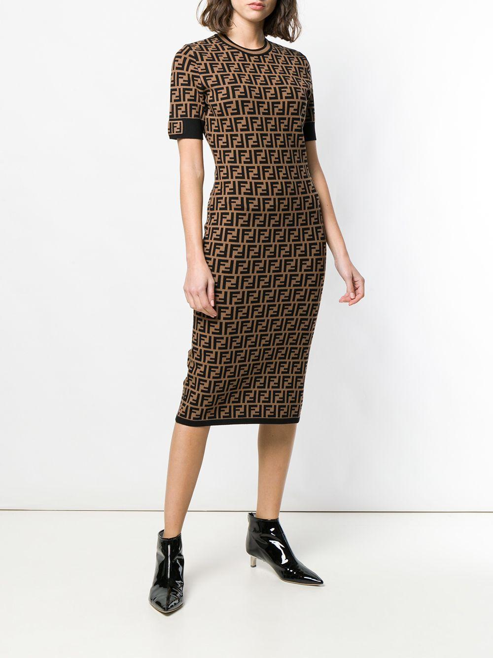 Fendi print dress best sale