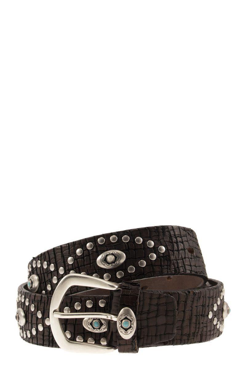 Alberto Luti Dark Brown Belt in Black for Men Lyst