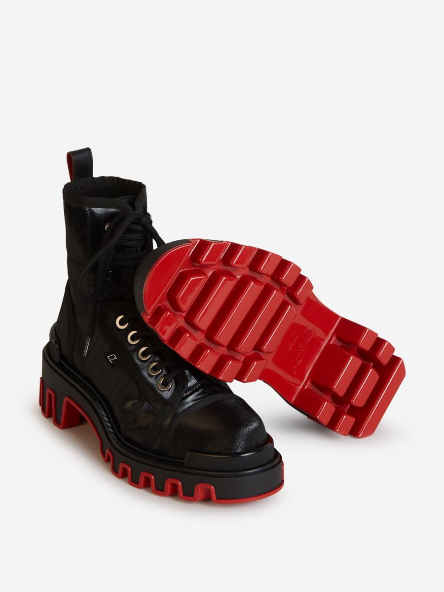 Christian Louboutin Panaroot Dune Boots in Black | Lyst Christian Louboutin Panaroot Dune Boots in Black | Lyst