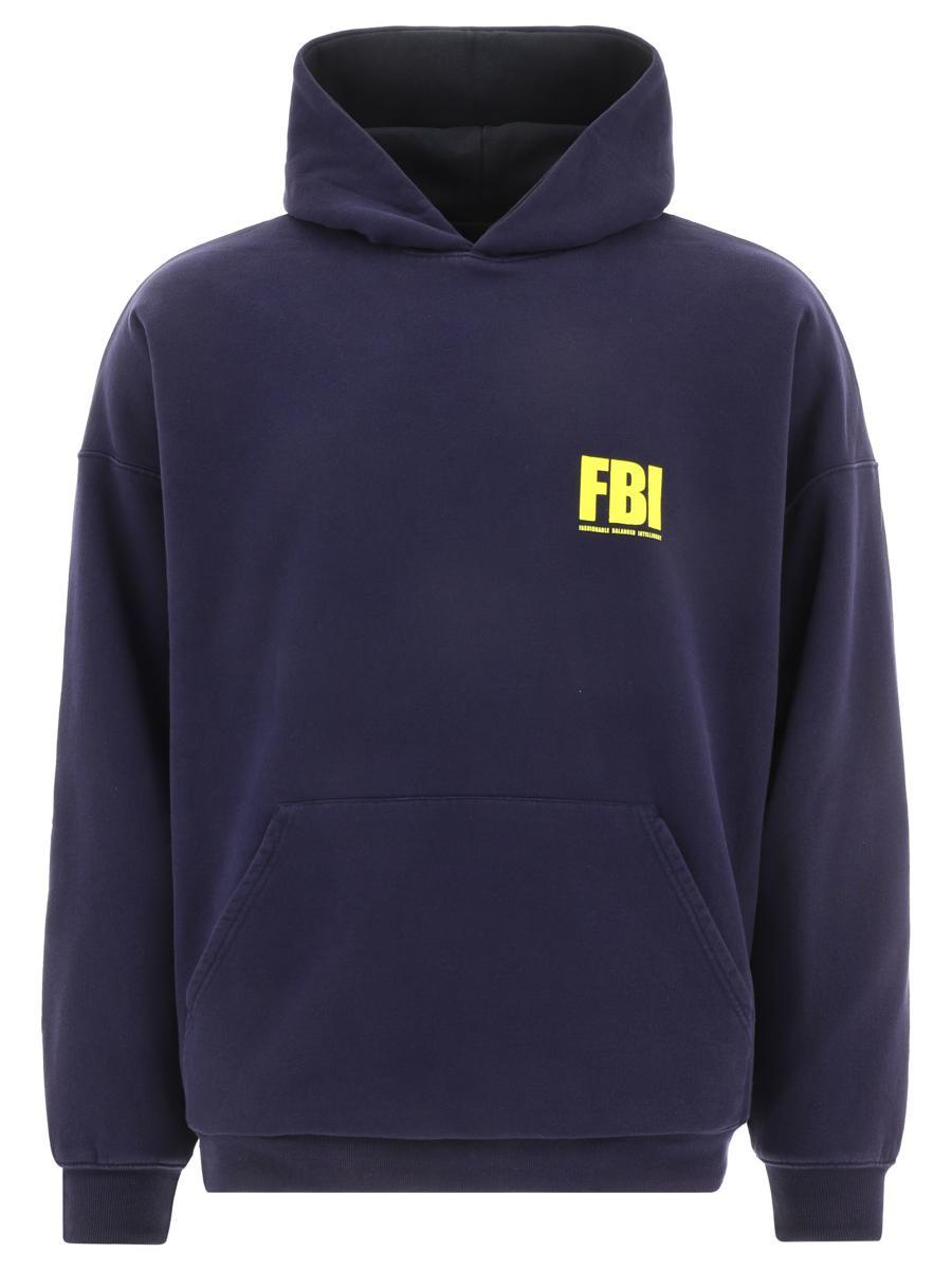 Balenciaga fbi u0026 Year Of The Tiger Reversible Hoodie in Blue for Men |  Lyst