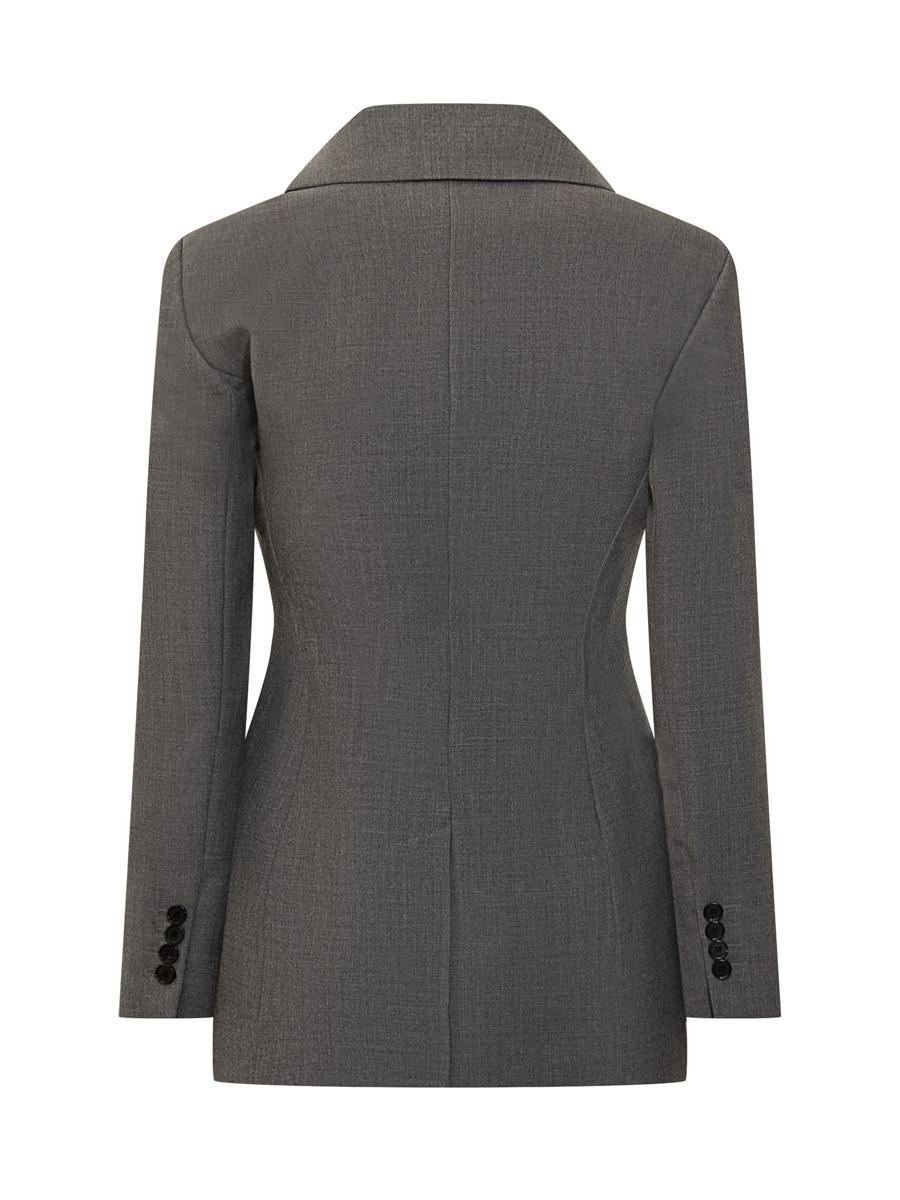 ジャケット Givenchy Grey Double-Breasted Wool Jacket Double breasted jacket in wool in - medium grey | Givenchy US