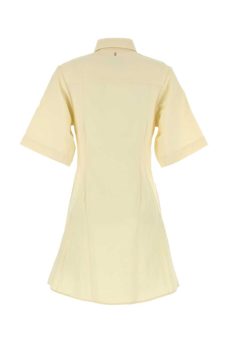 ワンピース AMI PARIS PASTEL YELLOW WOOL SHIRT DRESS Ami Paris Ami Pastel Wool Shirt Dress in Yellow | Lyst