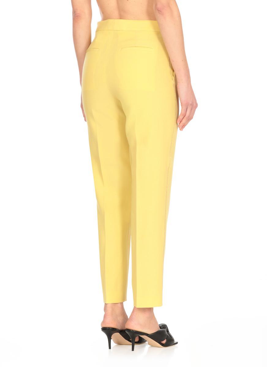 Yellow Fabiana Filippi Pants for Women | Lyst