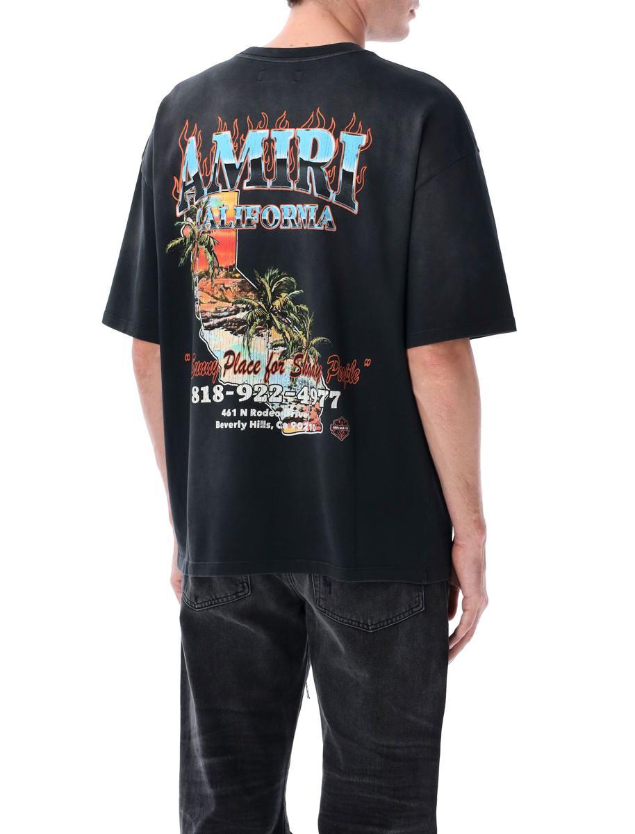 Amiri Sunny Place Os Tee in Black for Men | Lyst UK