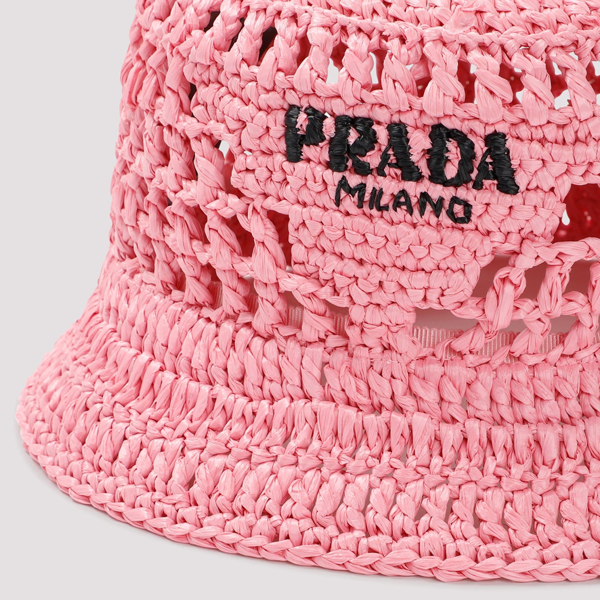 prada hat pink