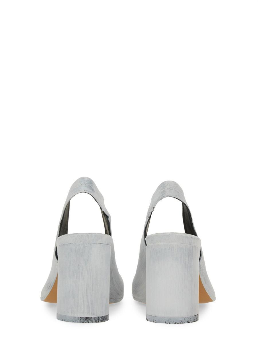 サンダル・ミュール MM6 MAISON MARGIELA SANDAL ANATOMIC VARNISHED MM6 Maison Margiela Anatomic Heels in Black | WE ARE ICONIC