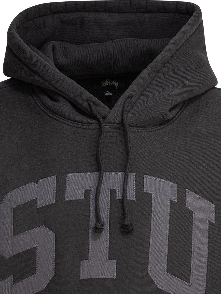『Stussy』Stu Applique Hoodie★Black★25SS★ STU Applique Hood Black – Complex Clothing Inc.