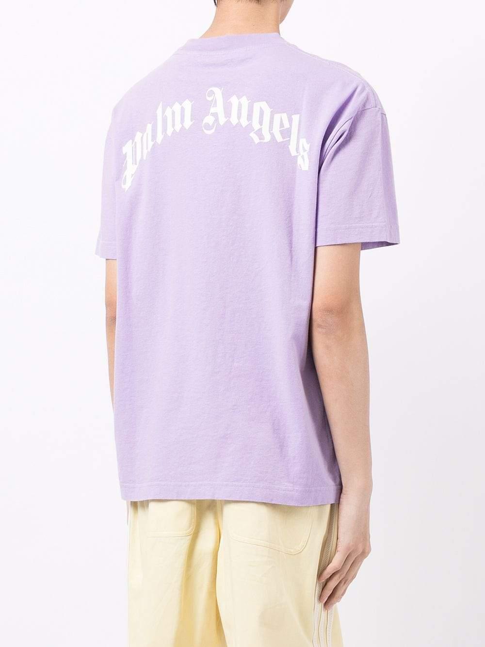 White and purple store palm angels shirt