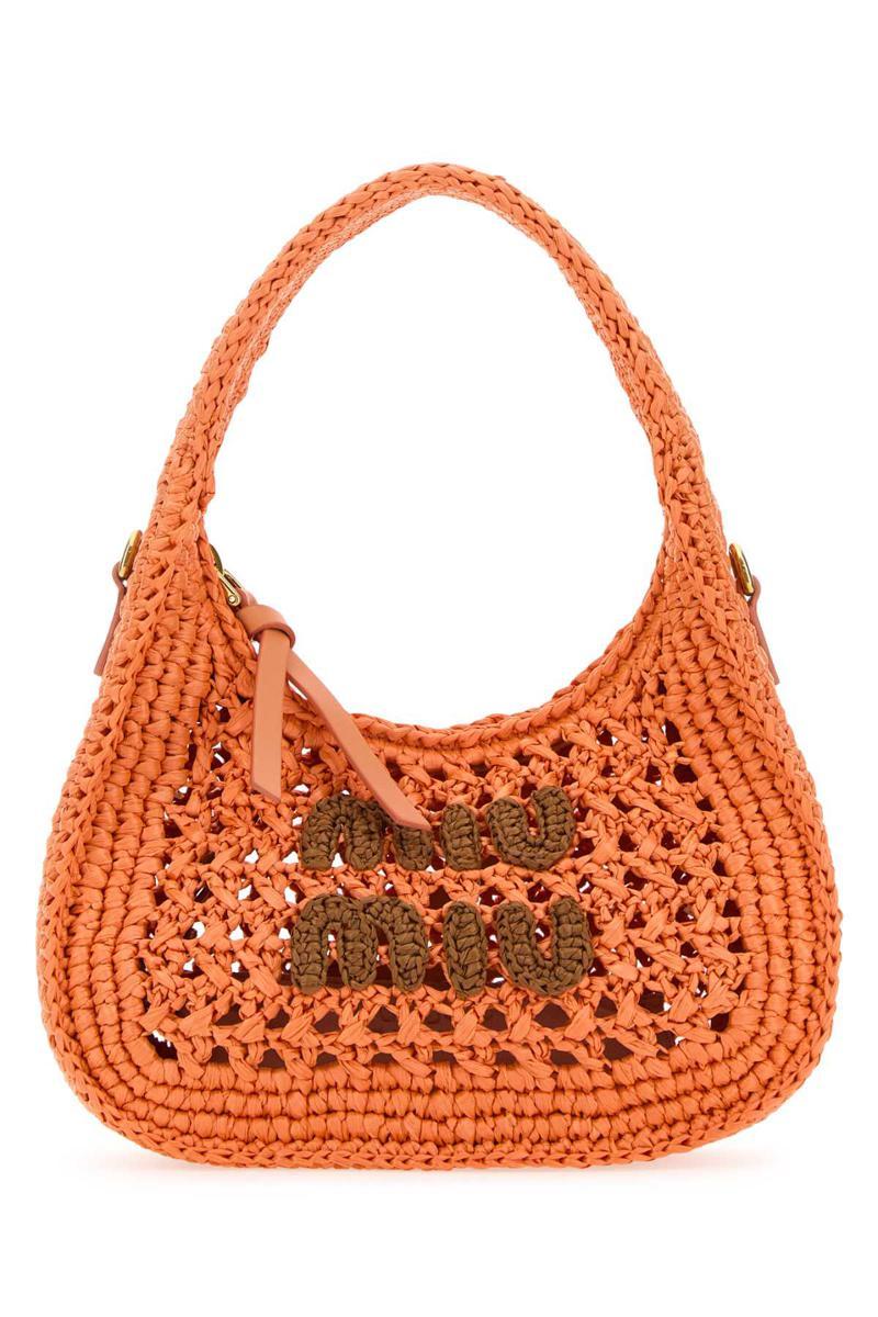 Miu Miu Handbags in Orange | Lyst