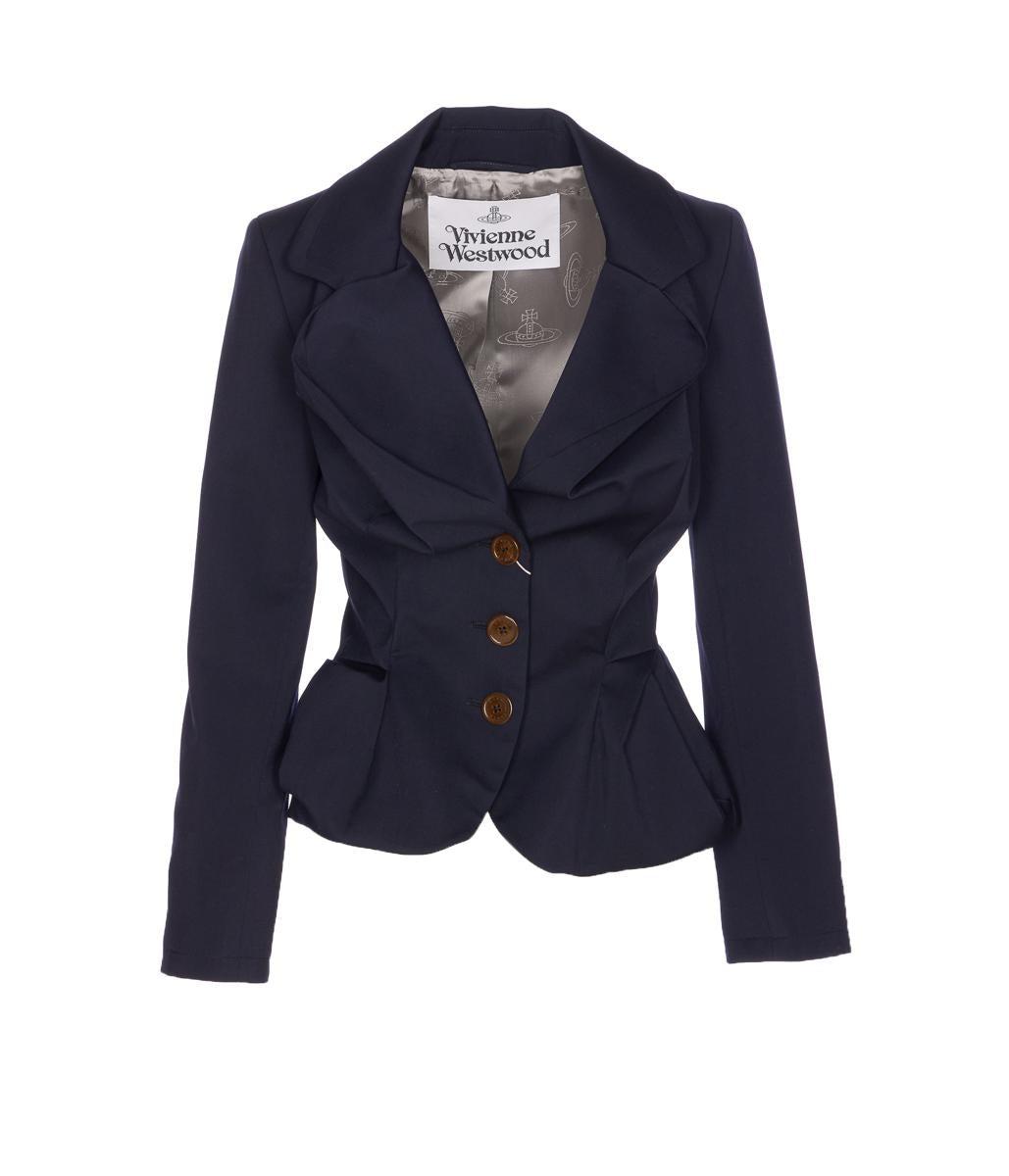 ジャケット VIVIENNE WESTWOOD Woman Jacket Navy 1401007GW018V K401 Vivienne Westwood Casual jackets for Women | Online Sale up