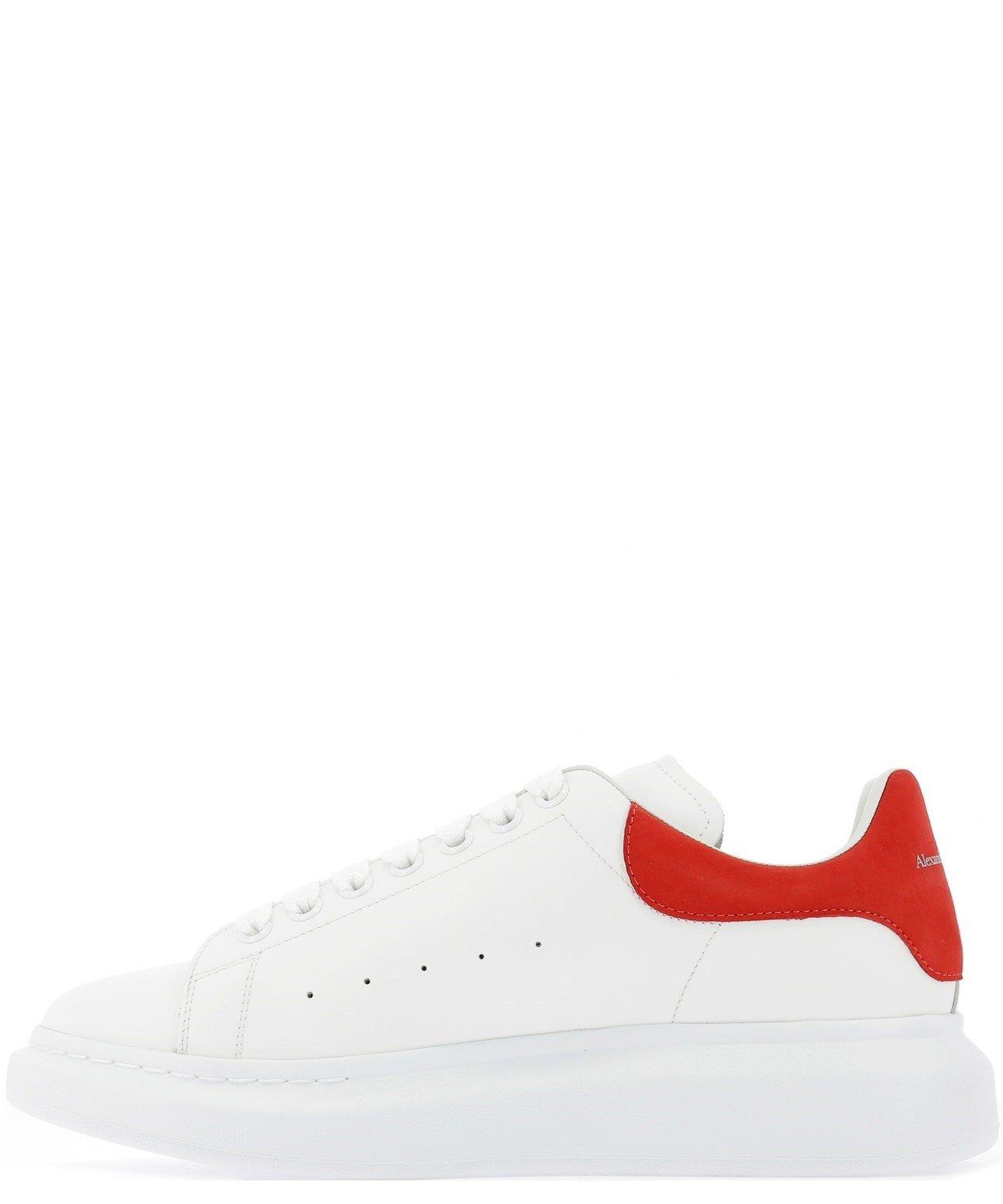 red alexander mcqueen sneakers