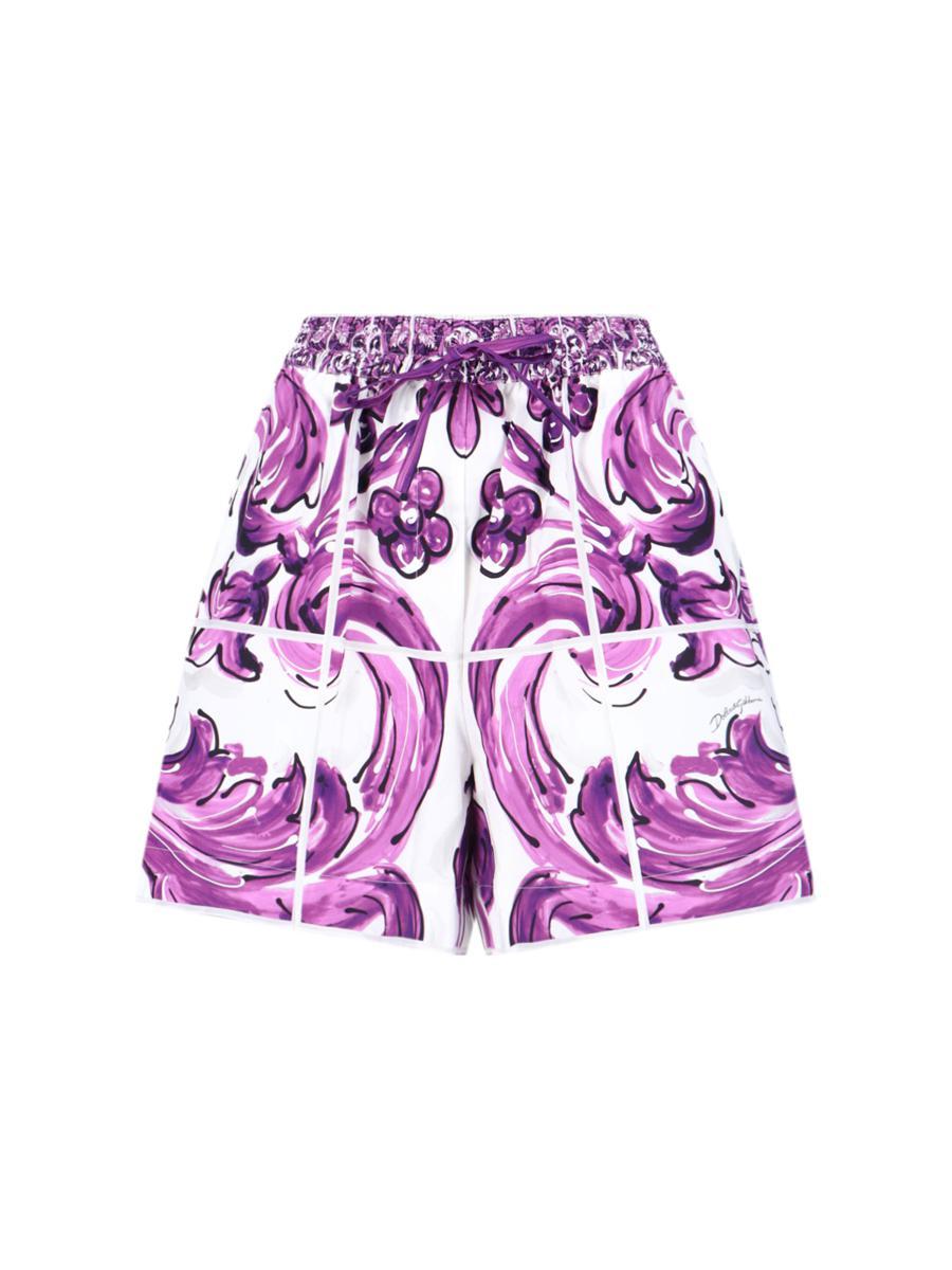 【関税&送料込】Dolce & Gabbana Shorts Pink VIP【関税送料無料】希少 DOLCE & GABBANA PINK COTTON SHORTS