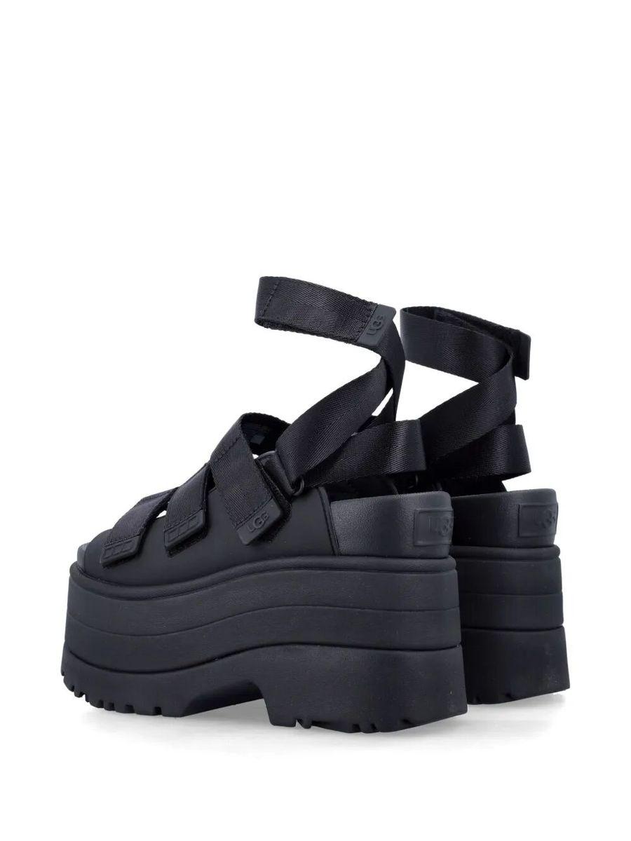 靴 UGG W GOLDENRISE BLACK 23.0 UGG W GOLDENRISE Black 1167431-BLK Sandals Women's Size | eBay