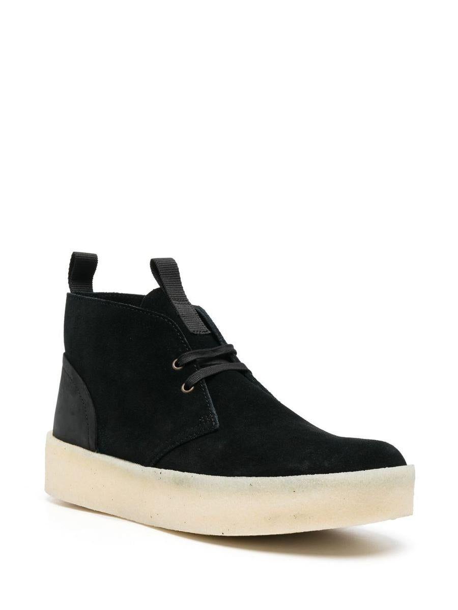 Clarks Desert Cup Suede Ankle Boots in Black for Men | Lyst
