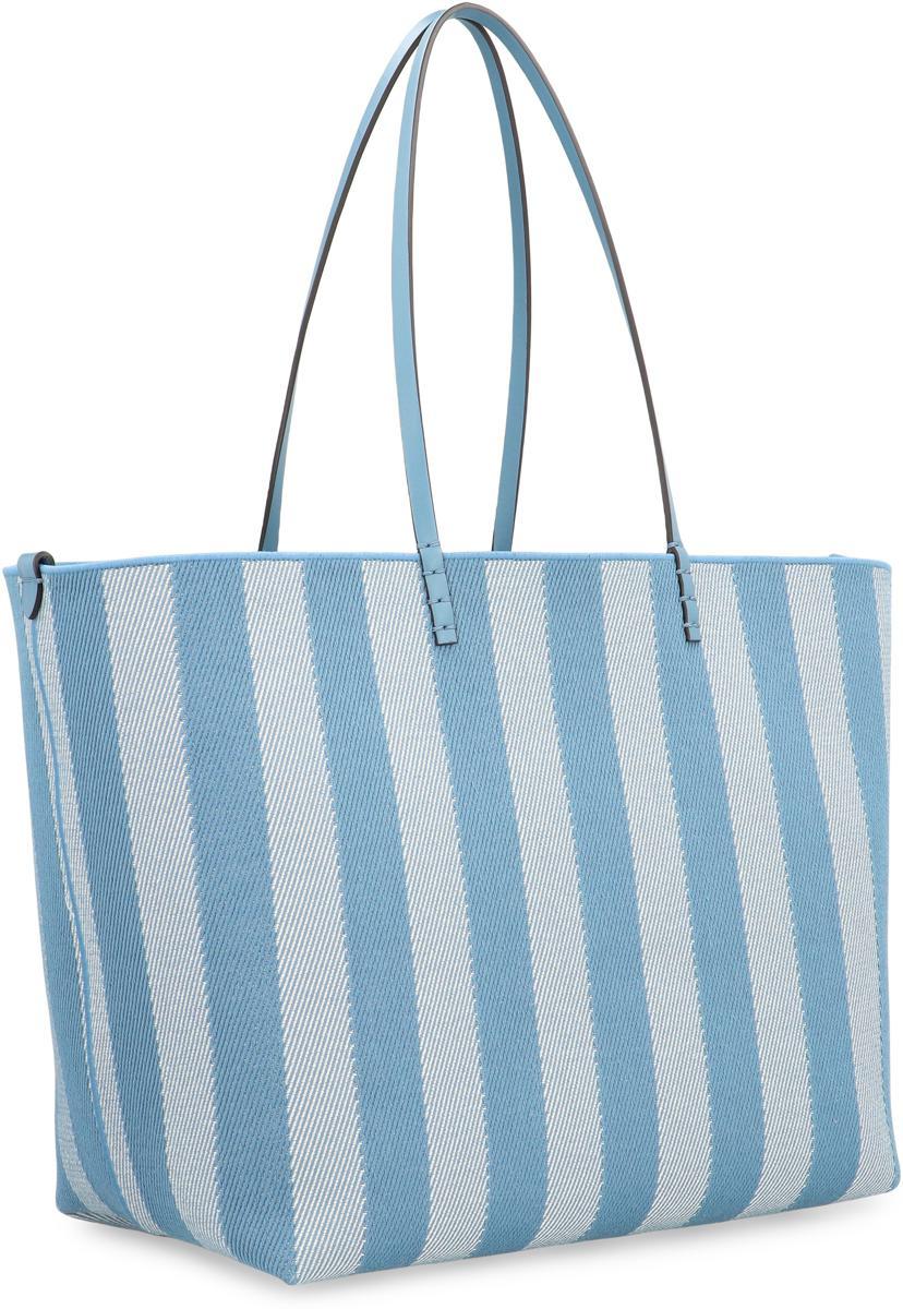 トートバッグ FENDI 'Roll Large' shopping bag Blue Fendi Roll Large Tote Bag in Blue | Lyst Canada