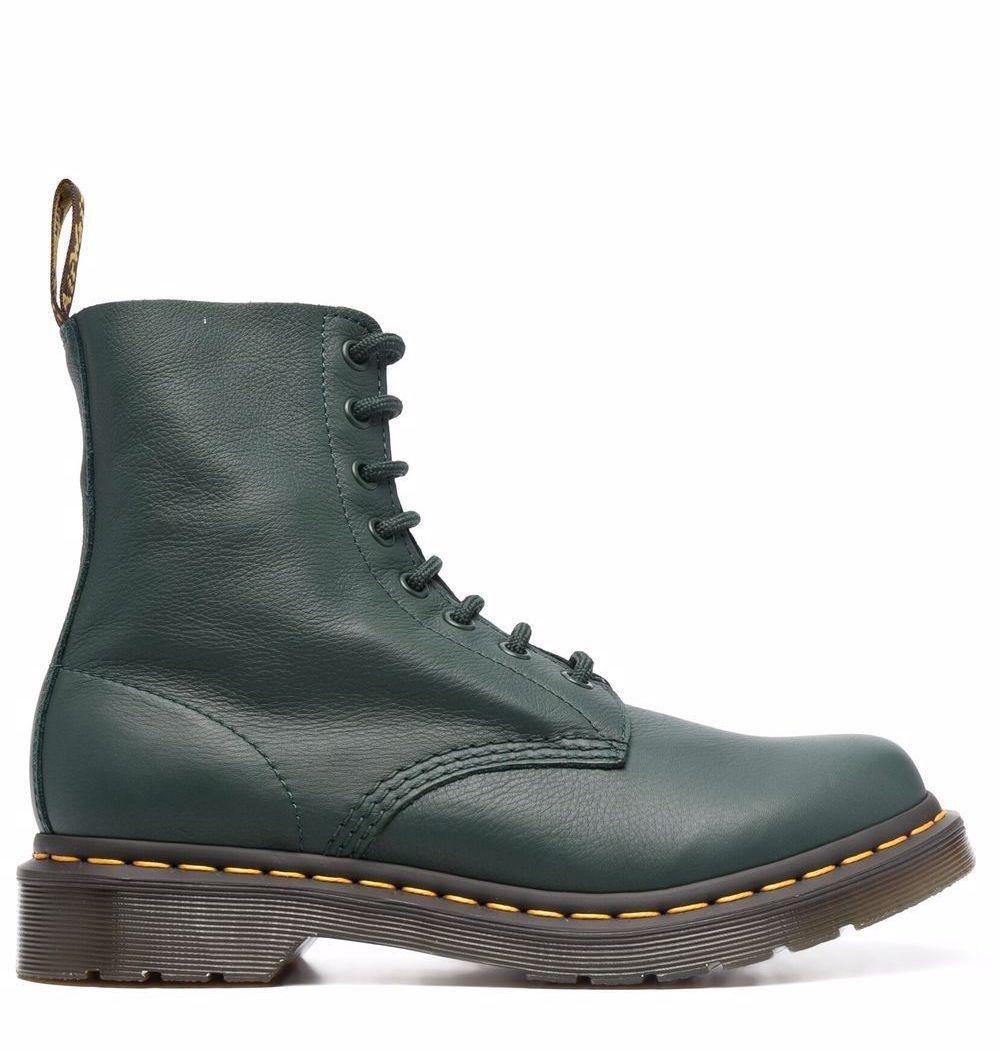 Dr. Martens 1460 Pascal Virginia Boots in Green | Lyst