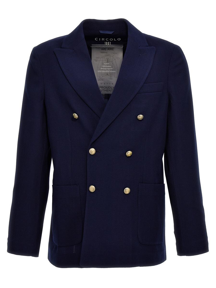 Circolo 1901 single-breasted blazer - Blue