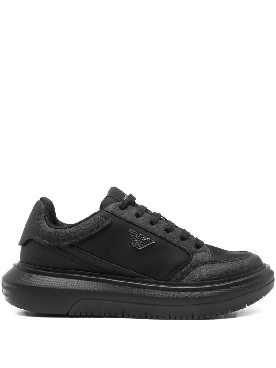 スニーカー EMPORIO ARMANI EXCLUSIVE Sneakers Leather sneakers with logo detail | Emporio Armani