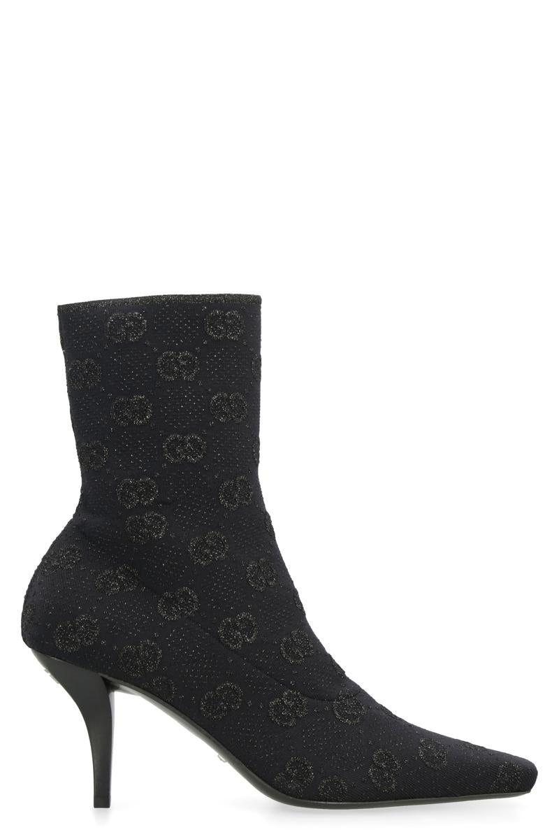 Gucci Sock Ankle Boots in Black | Lyst