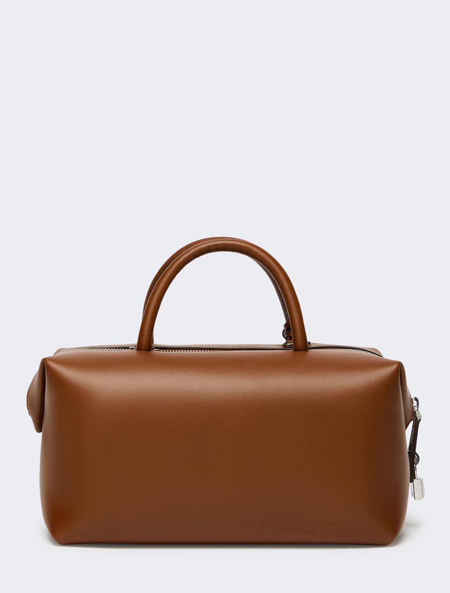 【Max Mara】Medium Holdall トップハンドルバッグ 関税・送料込 Holdall Bag: New Leather Handbags | Max Mara