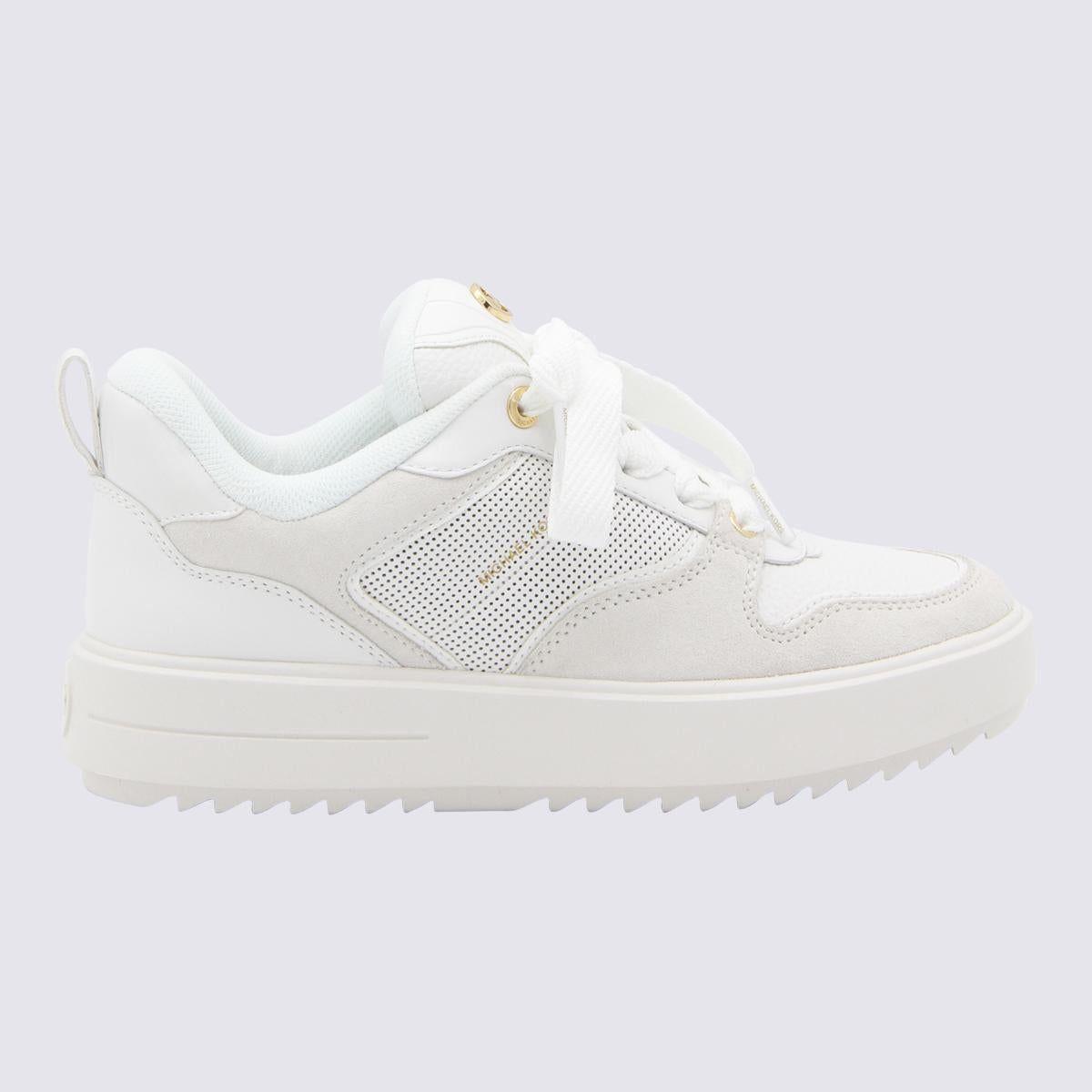 MICHAEL Michael Kors White Leather Sneakers | Lyst