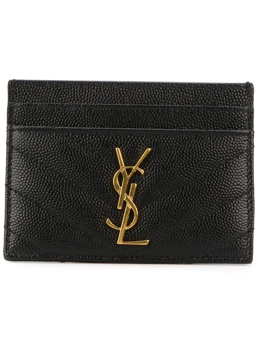 saint laurent monogram card case