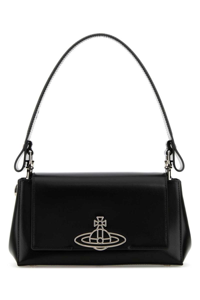 【関税&送料込】Vivienne Westwood Medium Black Smooth Should Vivienne Westwood Handbags in Black | Lyst