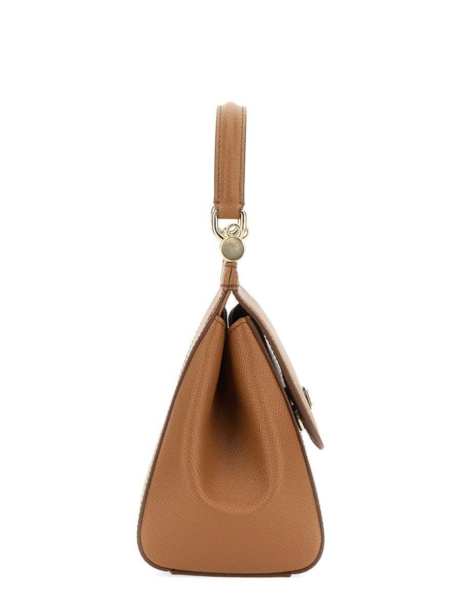 Dolce & Gabbana Small Sicily Shoulder Bag - Brown