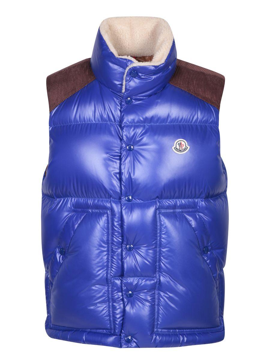 Navy hotsell moncler gilet