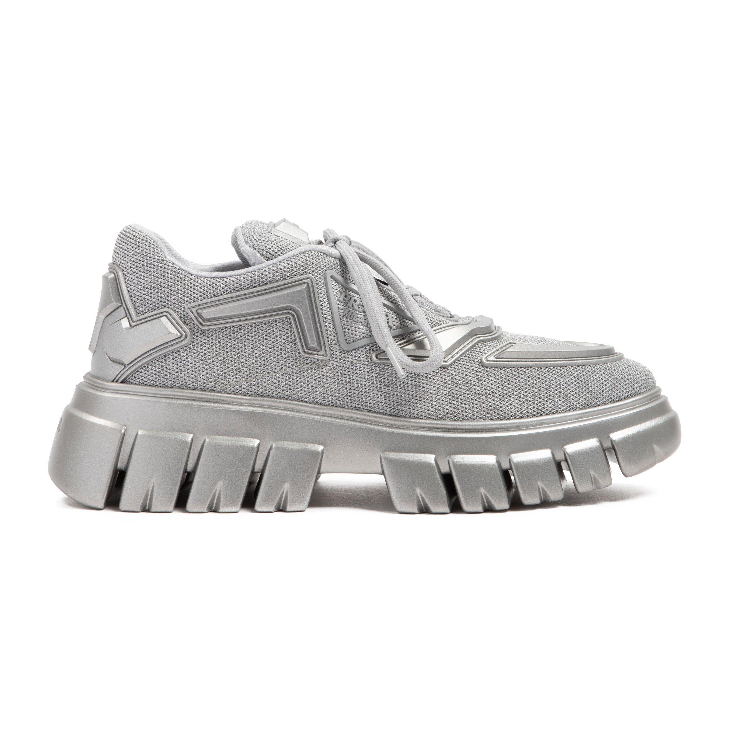 Prada Evolution Sneakers in Gray | Lyst
