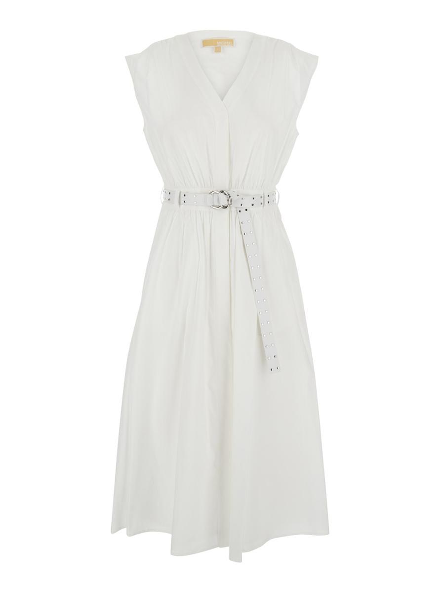 ワンピース Michael Kors BUSTIER MINIDRESS WITH BELT Chain Strap Belted Bustier Mini Dress | Michael Kors [SG]