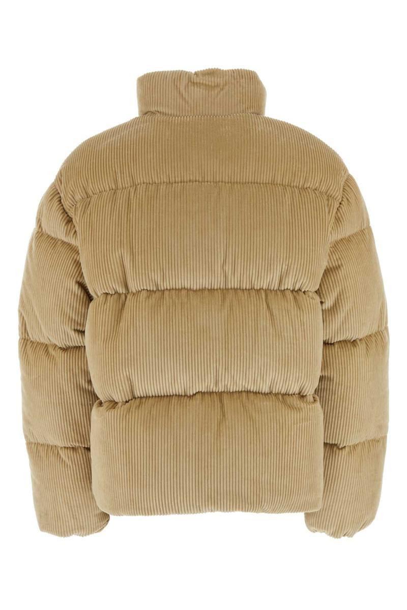関税込 MiuMiu Medium-weight corduroy down jacket Miu Miu Medium-Weight Corduroy Down Jacket in Brown | Lyst