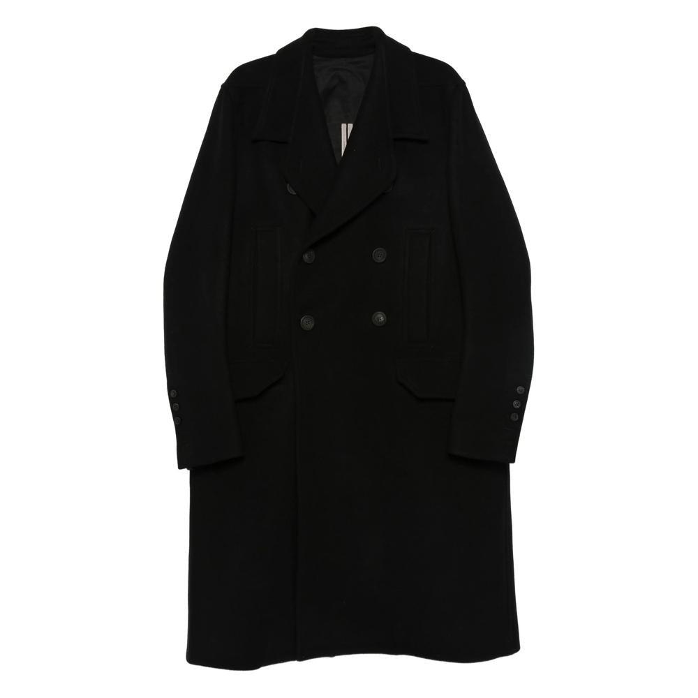 Rick Owens  ロングコート Rick Owens（リックオウエンス）トレンチコート 黒 サイズ:50(XL