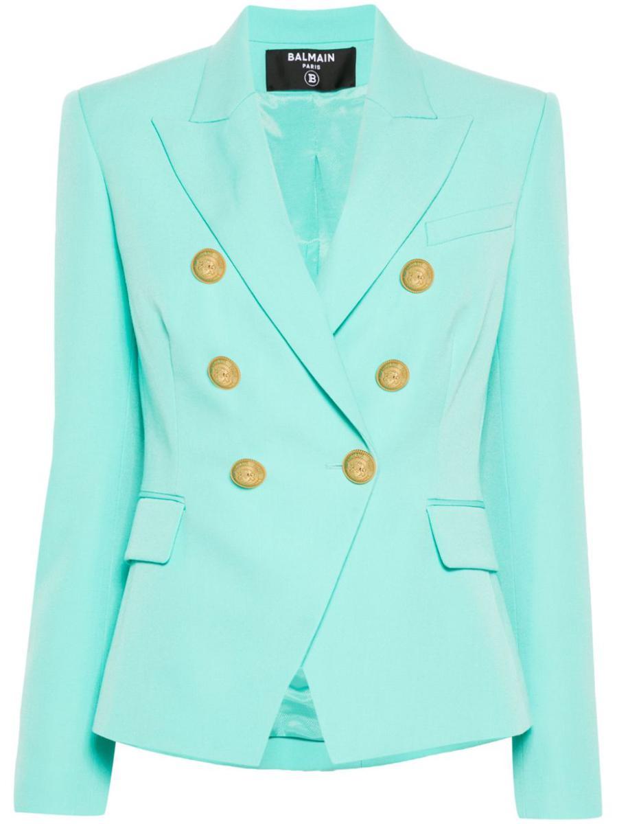 Balmain green jacket discount