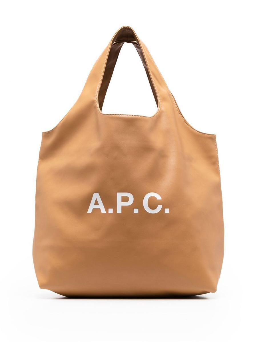 トートバッグ A.P.C. Caramel Synthetic Leather Shopping Bag A.P.C. CARAMEL SYNTHETIC LEATHER SHOPPING BAG (A.P.C./トート