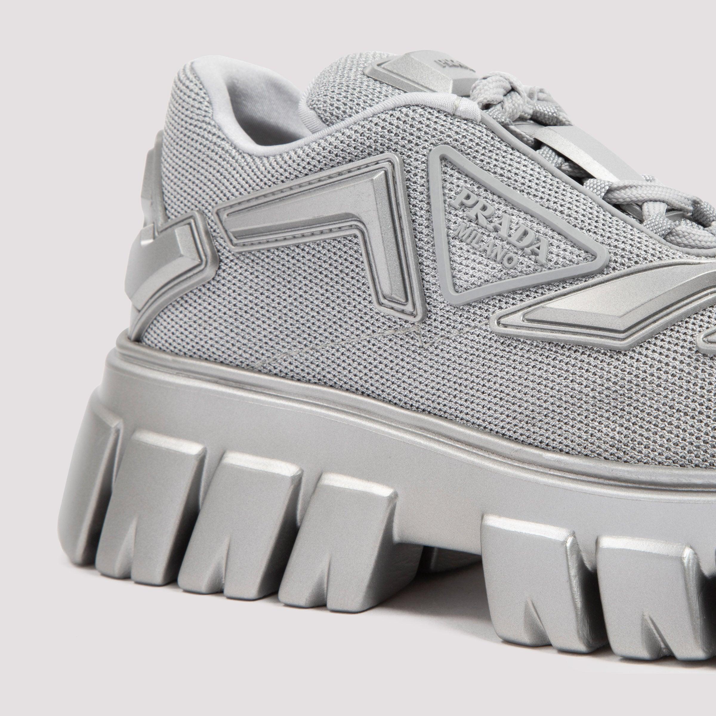 Prada Rubber Evolution Sneakers in Gray | Lyst
