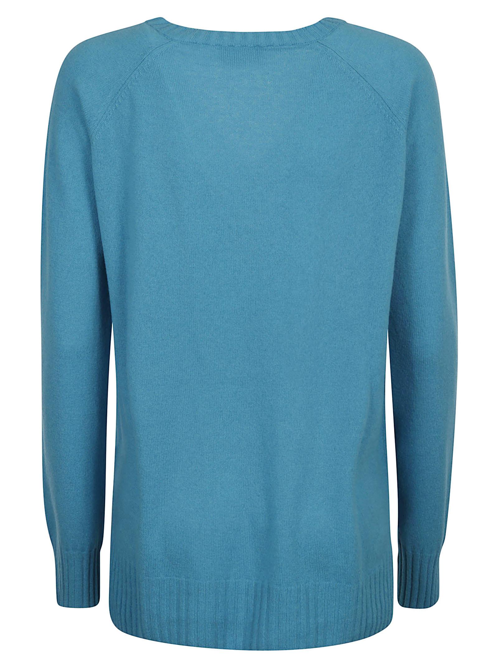 turquoise blue sweater