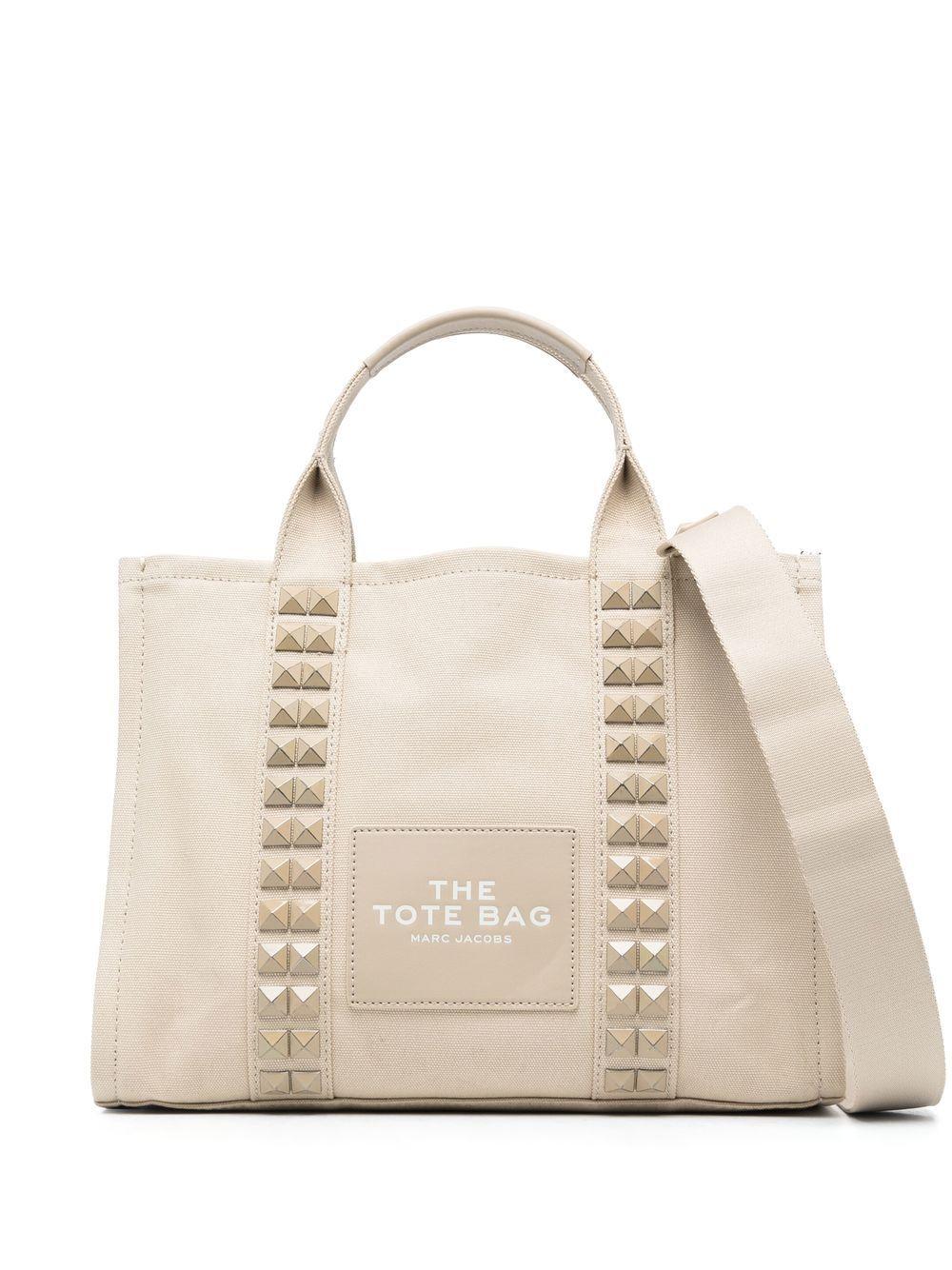 Marc Jacobs The Studded Traveler Tote Bag in Natural | Lyst