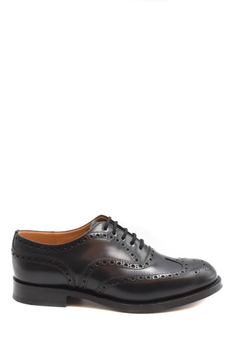 靴 Church's Cartmel Black Straight Tip Church Cartmel Formal Derby: Black Leather: Charles Clinkard