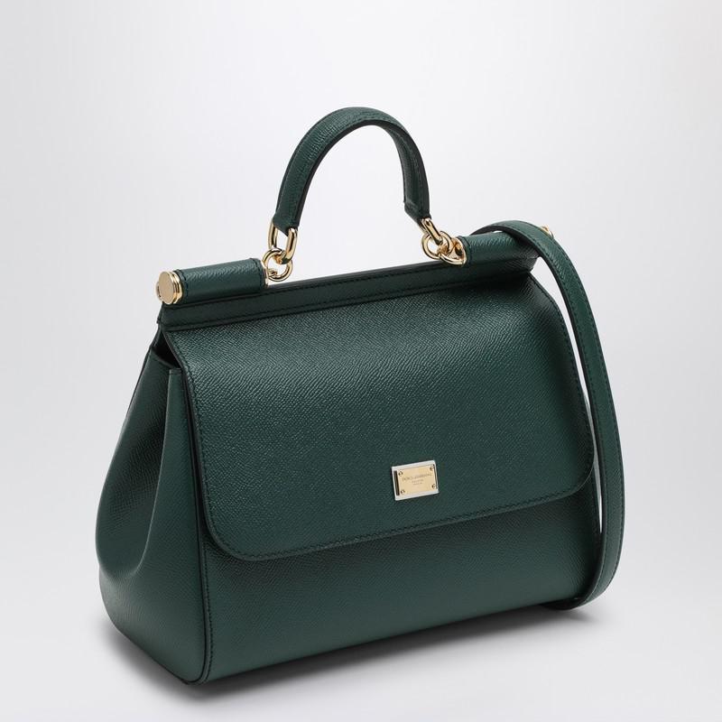 Dolce Gabbana Dolce Gabbana Large Dark Sicily Hand Bag in Green Lyst UK