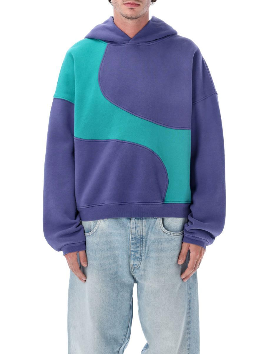 ERL Swirl Premium Fleece Hoodie パーカー ERL UNISEX SWIRL PREMIUM FLEECE HOODIE Pink | BSTN Store