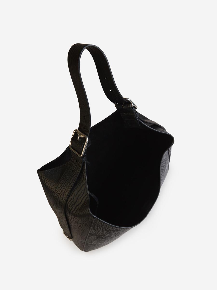 トートバッグ BURBERRY Black Leather Medium Chess Shoulder Bag Burberry - Medium Chess leather crossbody bag black - The Corner