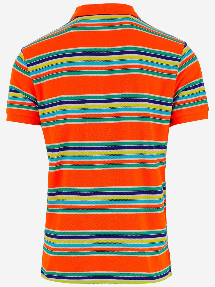 Polo Ralph Lauren Multicolored Striped Pattern Cotton Polo Shirt for Men |  Lyst